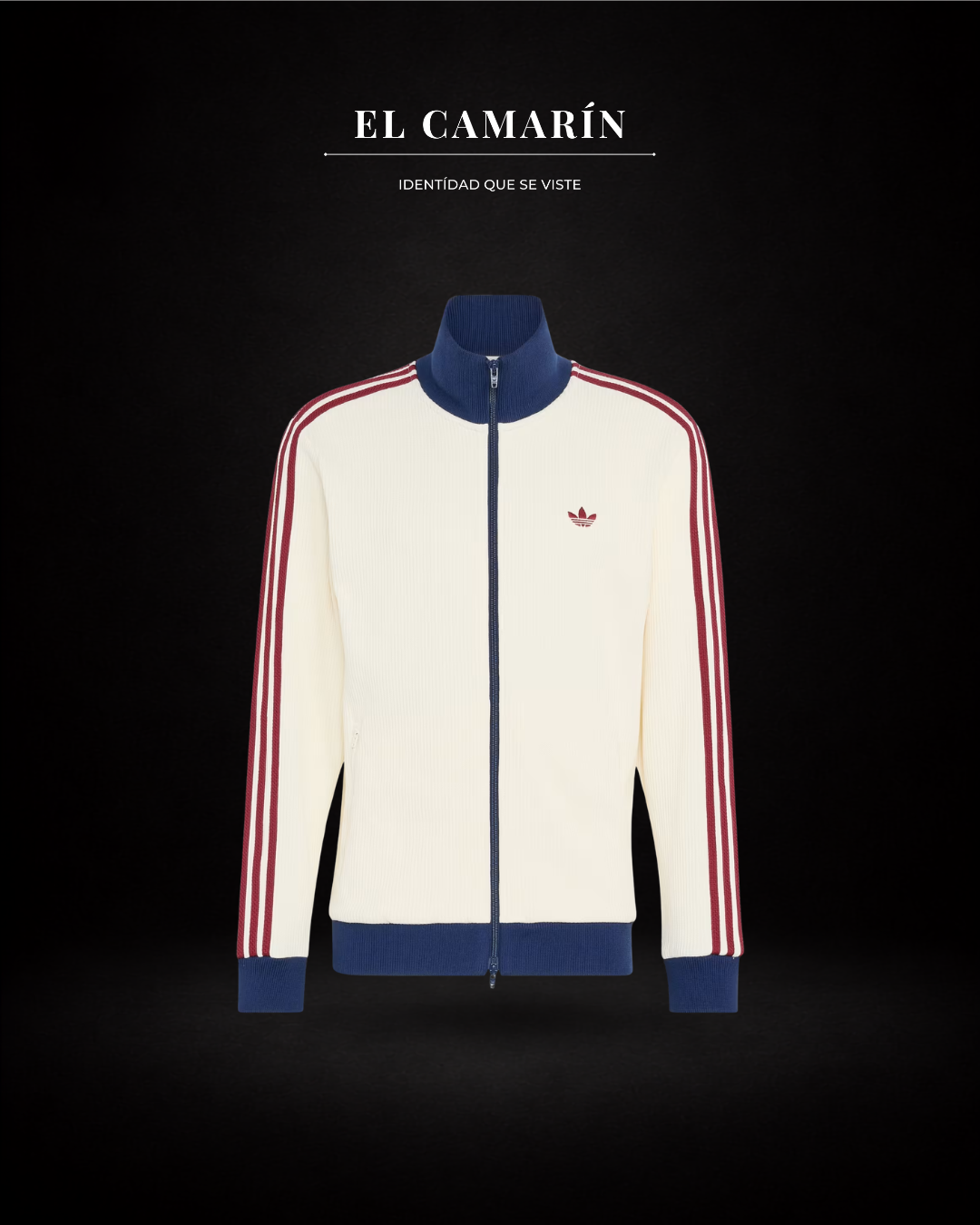 ADIDAS ORIGINALS WAFFLE TRACK TOP BLANCO