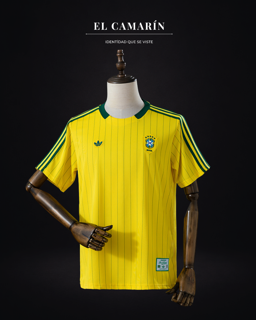 CAMISETA BRASIL TERRACE ICON - AMARILLA