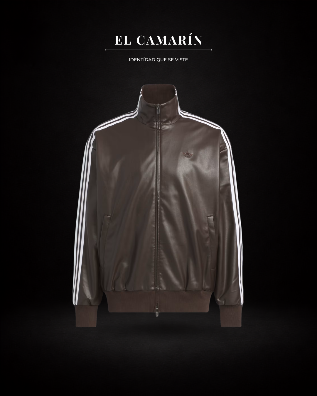 CHAQUETA ADIDAS PLEATHER 3S TRACK TOP CAFE